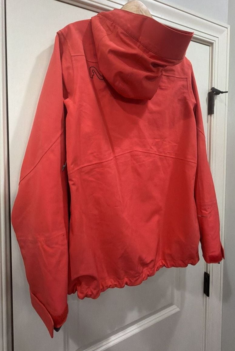 Flylow Technical Hooded Ski Jacket Red Orange Intuitive Fabric 6