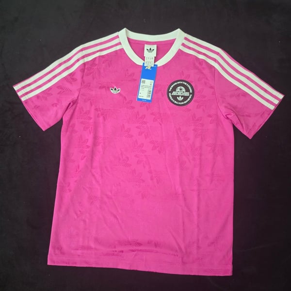 Adidas Girls Classic Sport Crop-
 Shirt Pink Semi Lucid Fuchsia JV7680 Size Medium