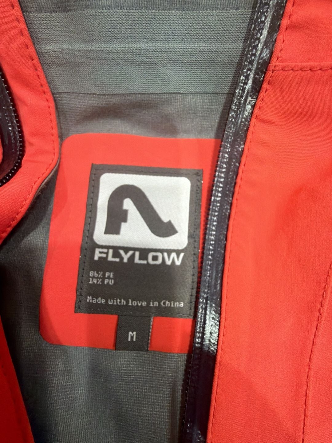 Flylow Technical Hooded Ski Jacket Red Orange Intuitive Fabric 7