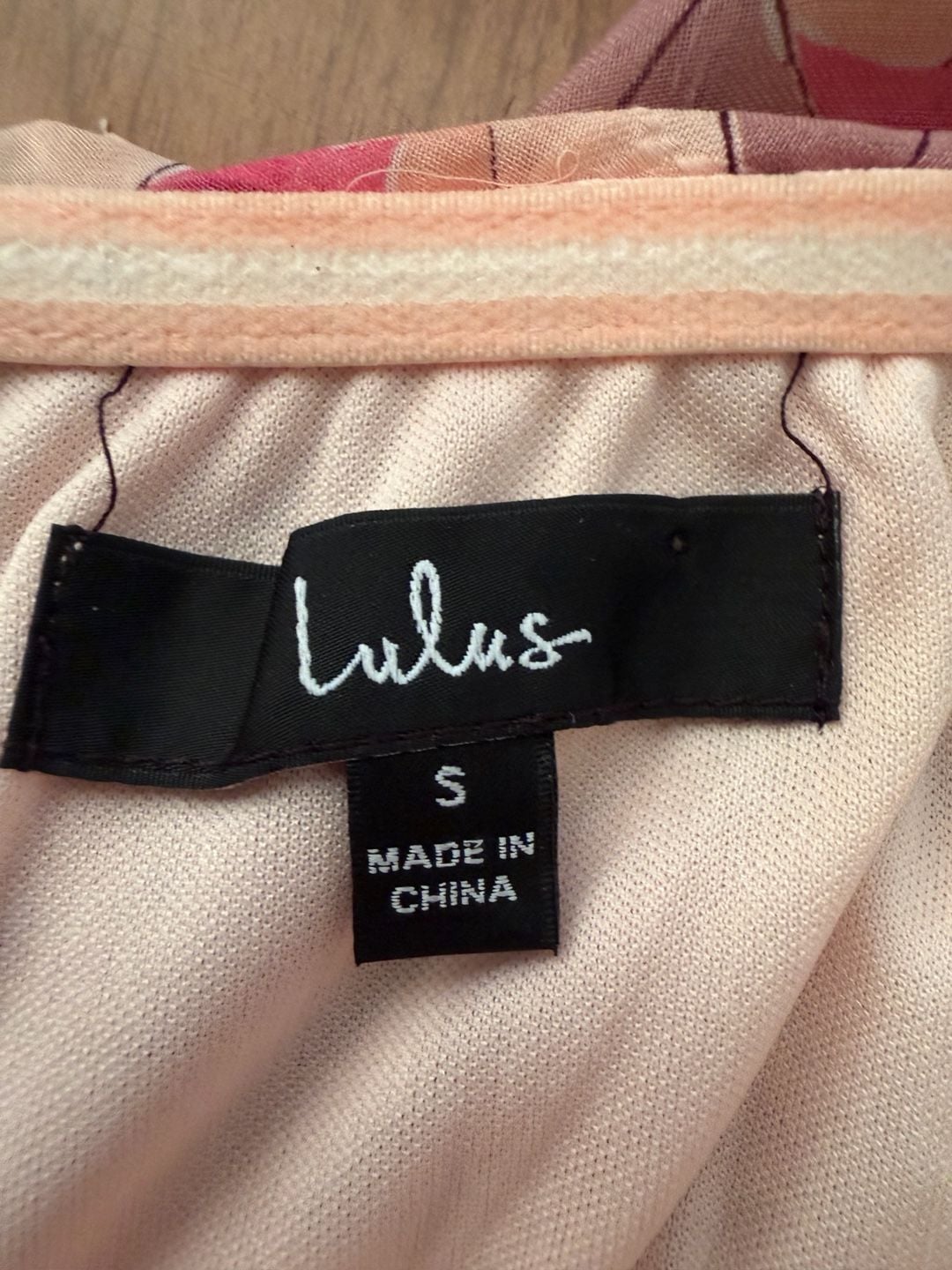 Lulus Perfect Paradise Strapless Jacquard Mini Dress Size S Pink 7