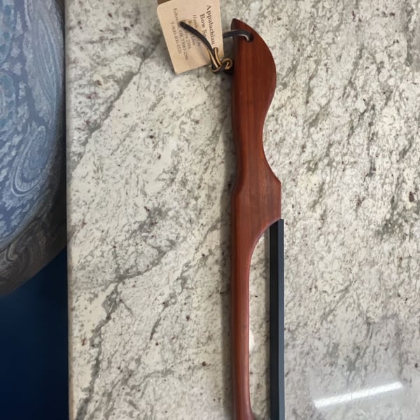 Robert Linn Appalachian Bow Saw Bread Knife Handcrafted Wood