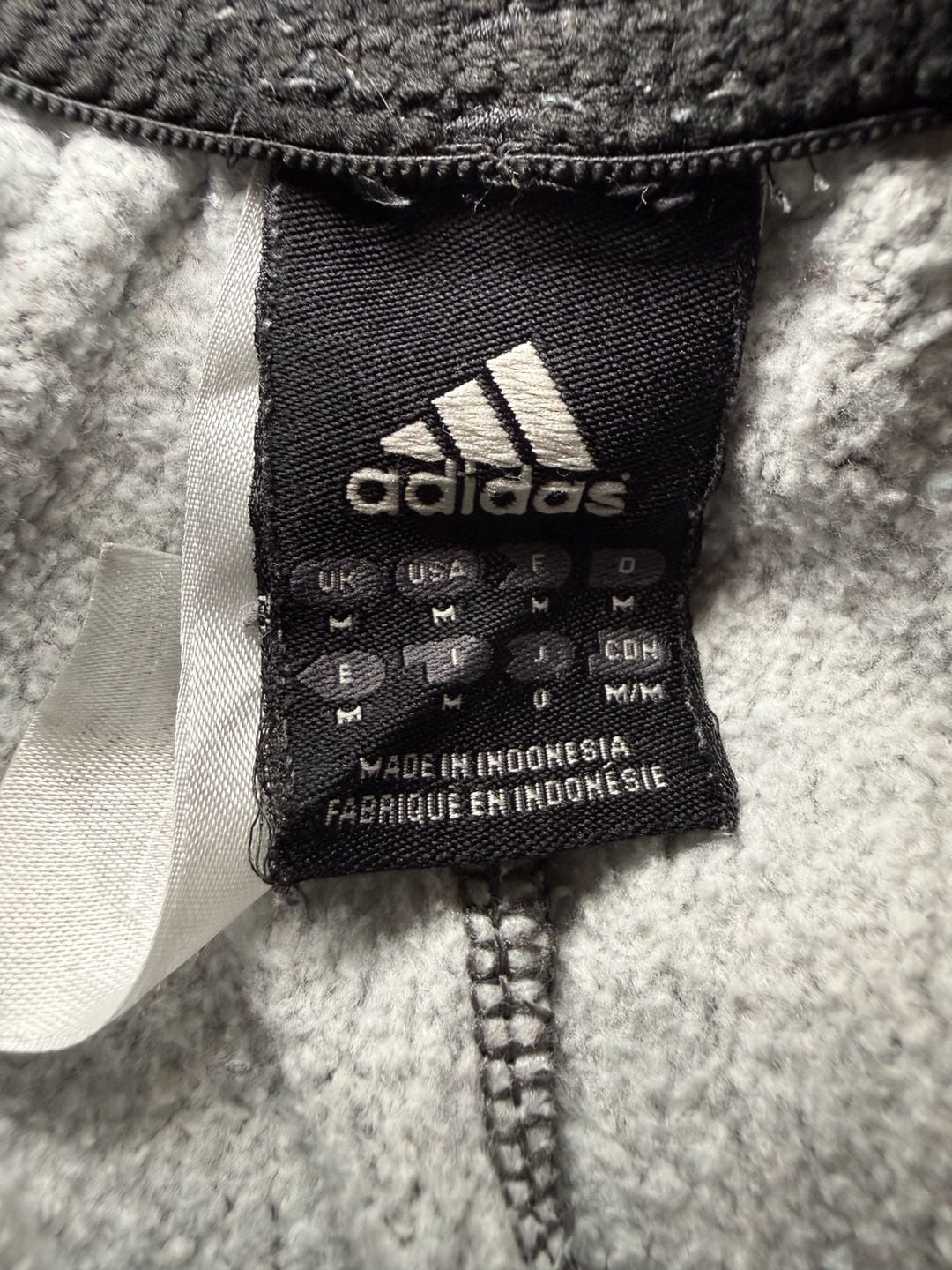 Adidas Essentials Fleece Sweatpants Size M Gray 3 Stripes 6
