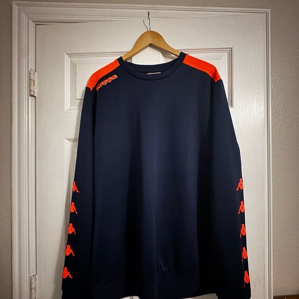 Kappa Jumper Size XXXLARGE Navy Blue Pullover Sweatshirt