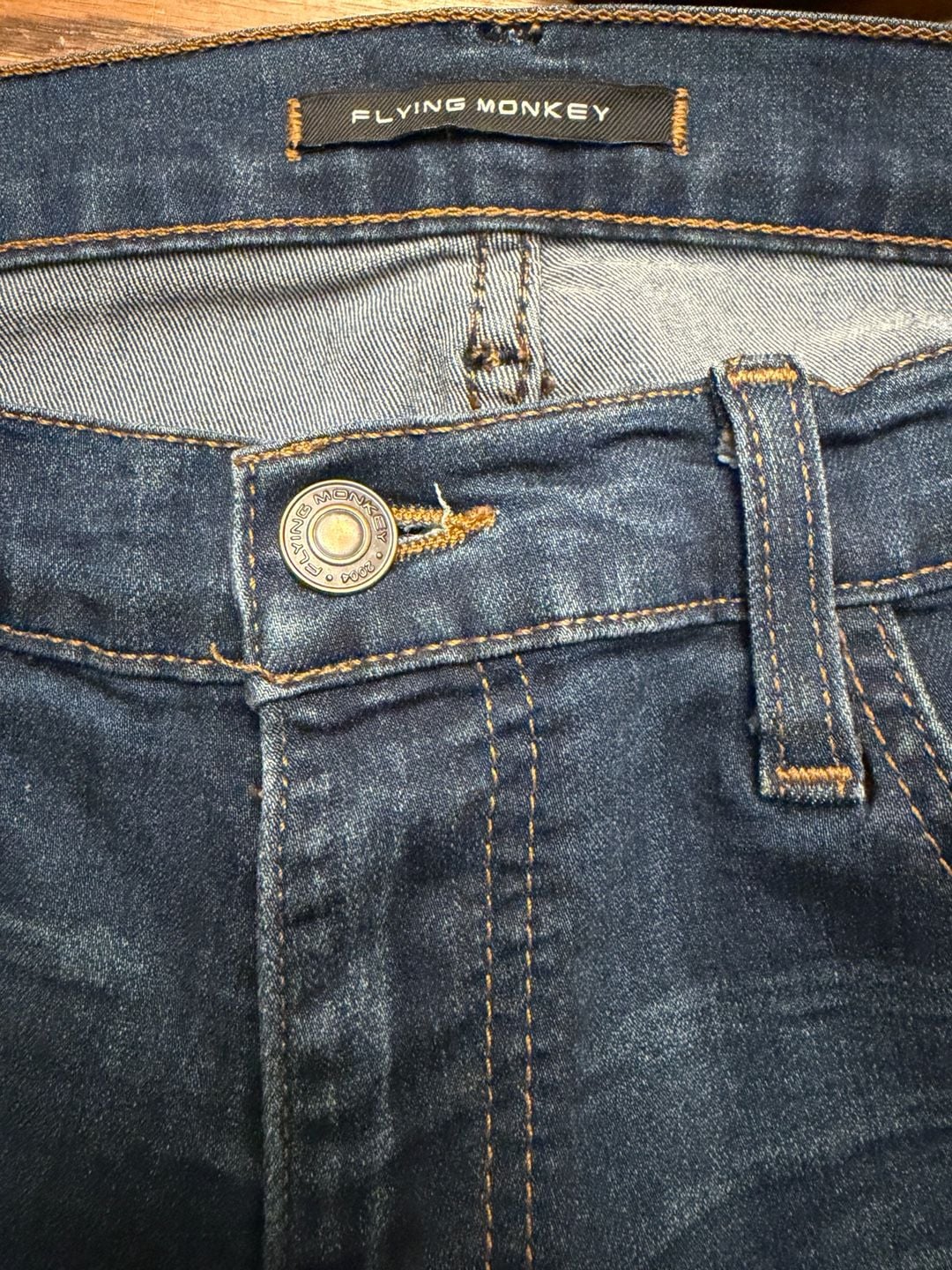 Flying Monkey Jeans L7458 Size 30 Dark Blue Denim Stretch 3
