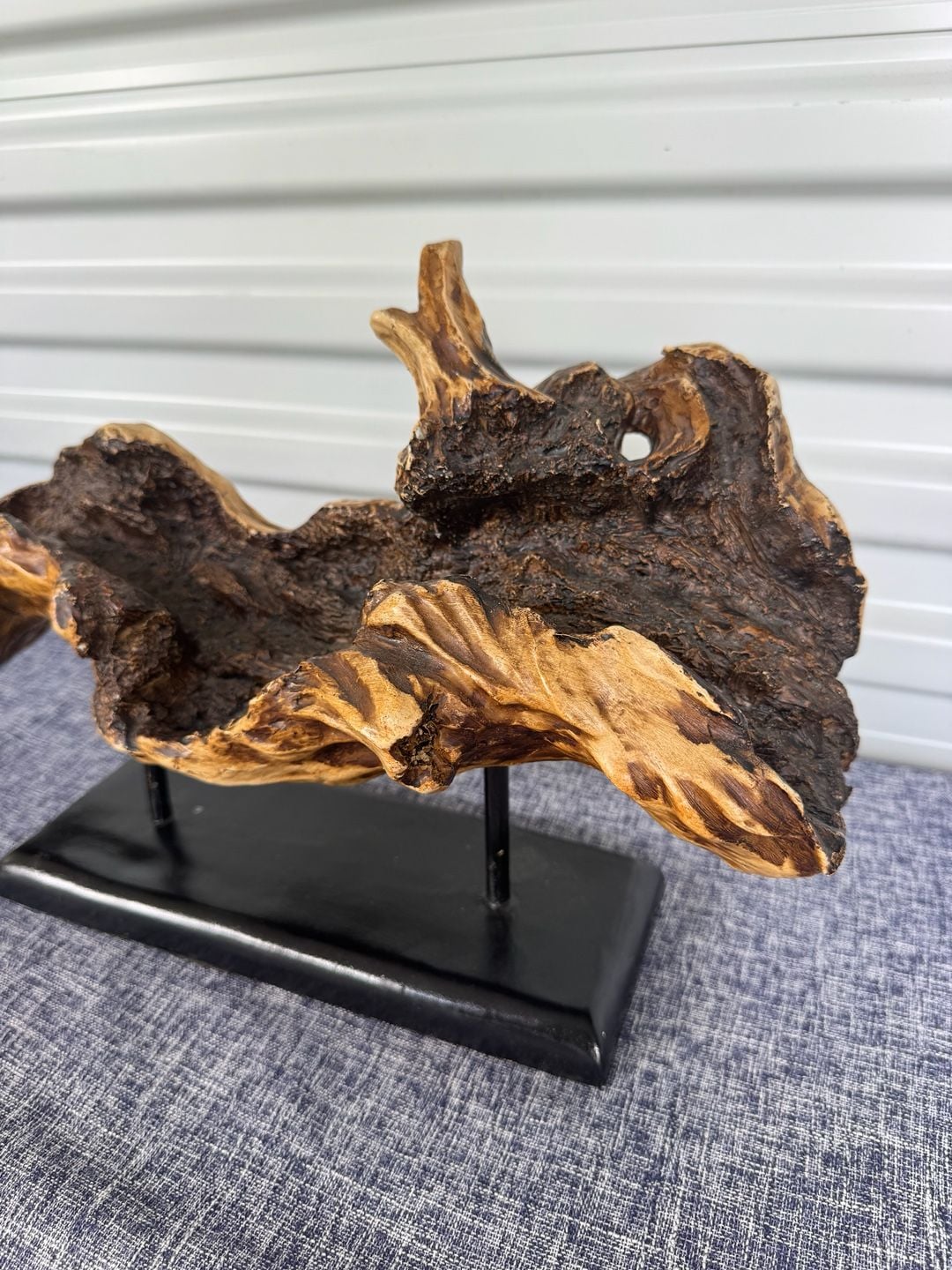 Driftwood Decor Sculpture On Stand 2