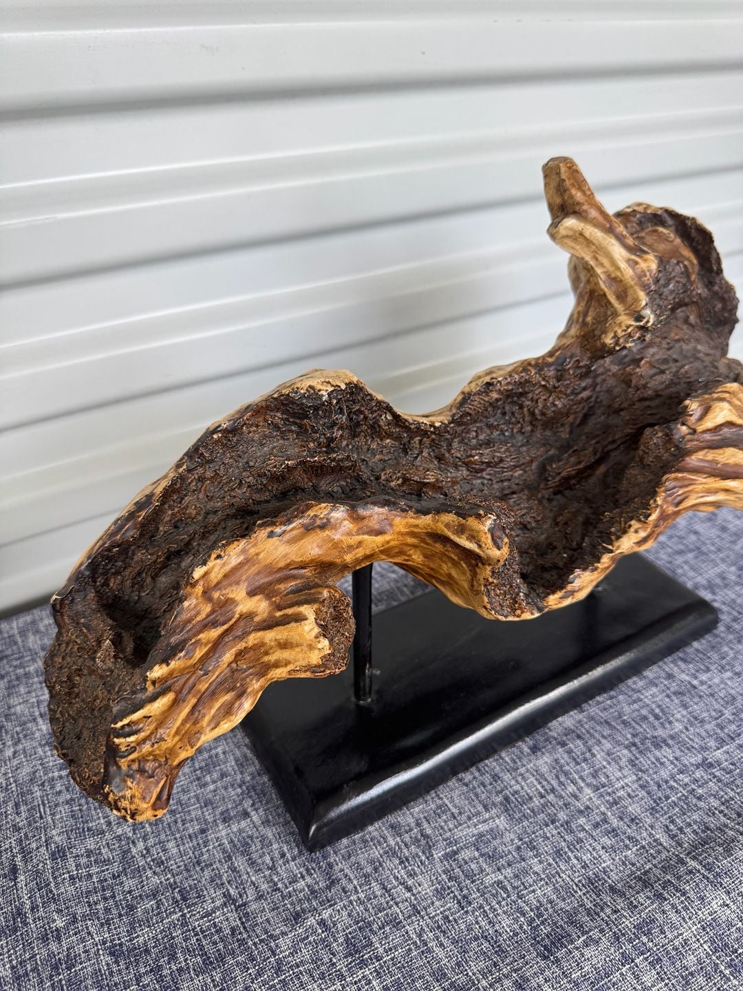 Driftwood Decor Sculpture On Stand 3
