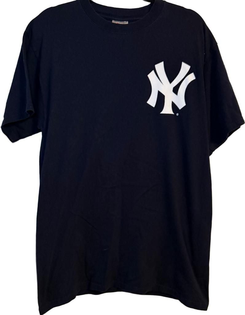 Majestic New York Yankees Martin 08 Size L T-Shirt Navy Blue MLB 2