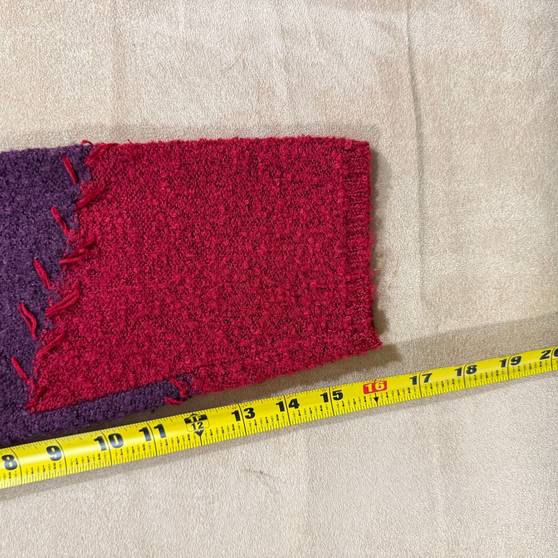 Vintage Patchwork Turtleneck Sweater M 6