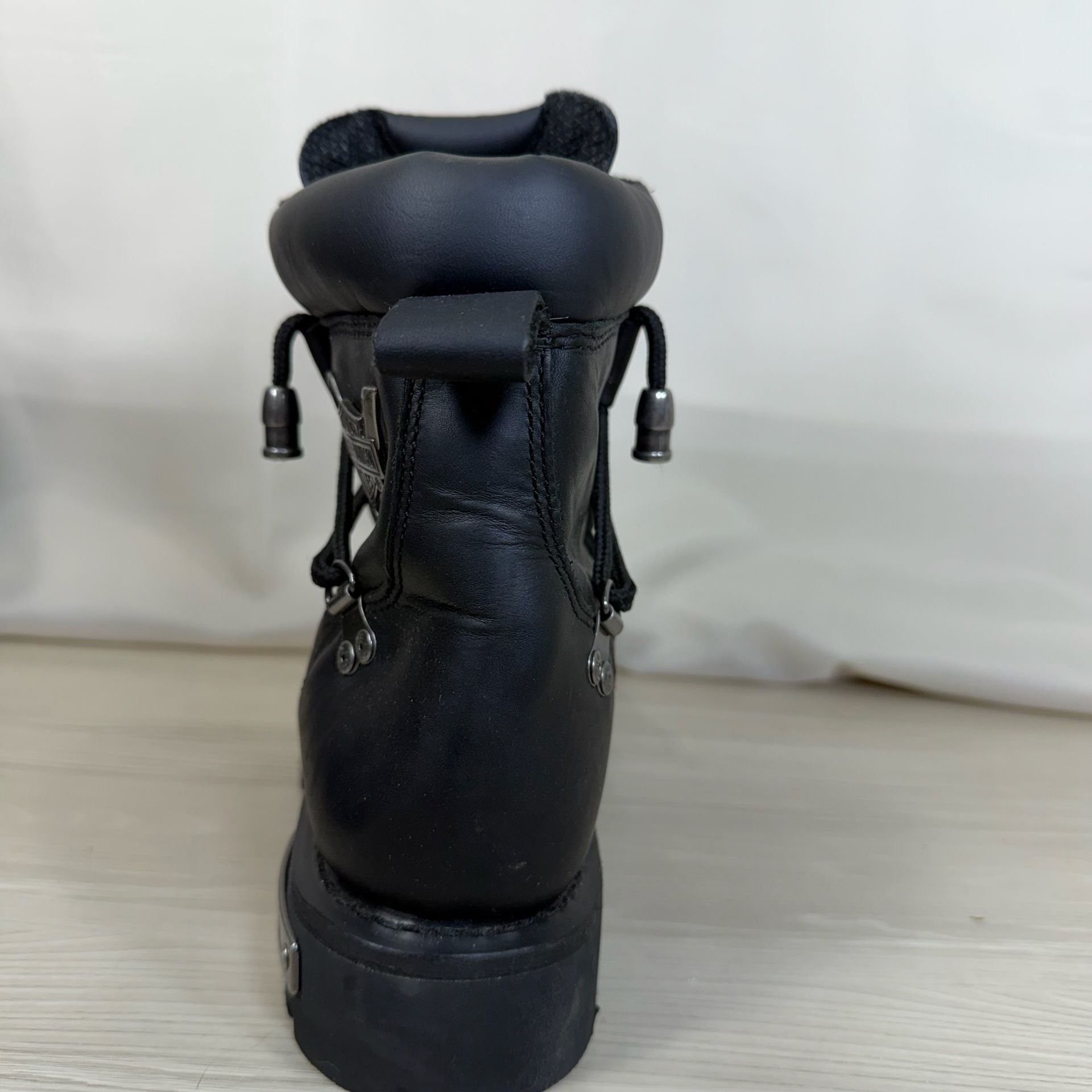 Harley-Davidson Brake Light Motorcycle Boots Black Leather 5