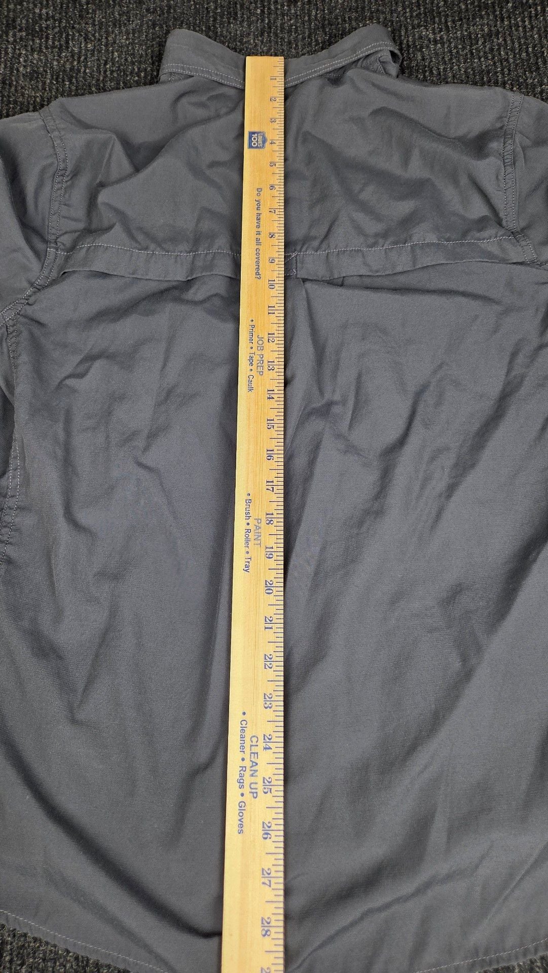 Field And Stream Long Sleeve Fishing Shirt Size M Gray Button Down 7