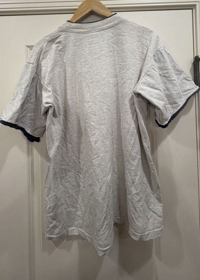 Salem Georgetown Hoyas T-Shirt Size L Gray Cotton Made In USA 9