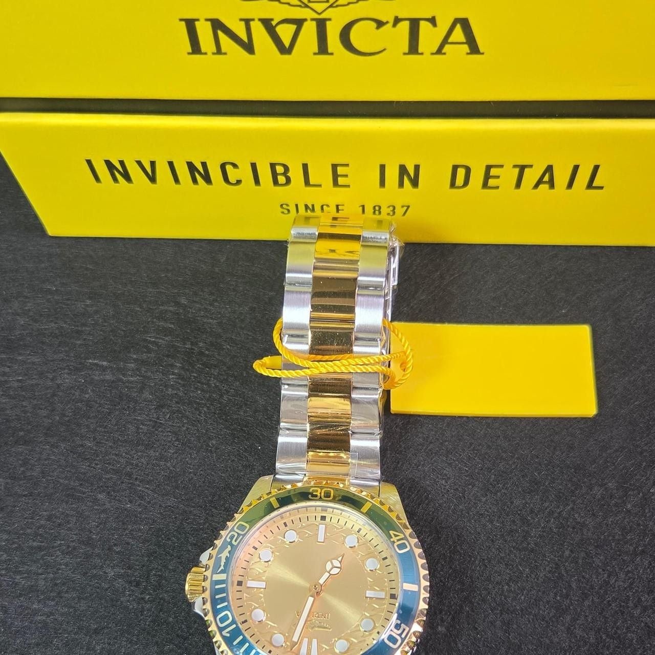 Invicta Pro Diver 43mm Two-Tone Gold Watch 49697 7