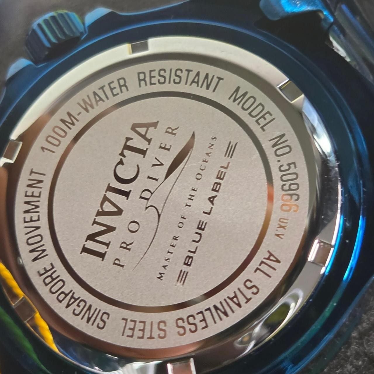 Invicta Pro Diver Watch 43mm Blue Green Stainless Steel 50966 7