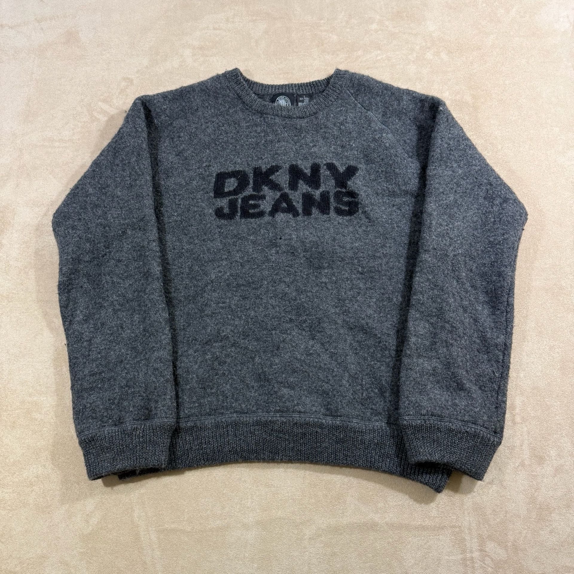 DKNY Wool Sweater Size L 3