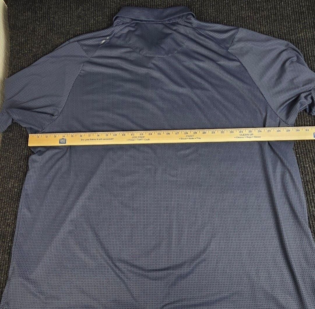 Callaway Geo Print Golf Polo Shirt Blue Short Sleeve 7