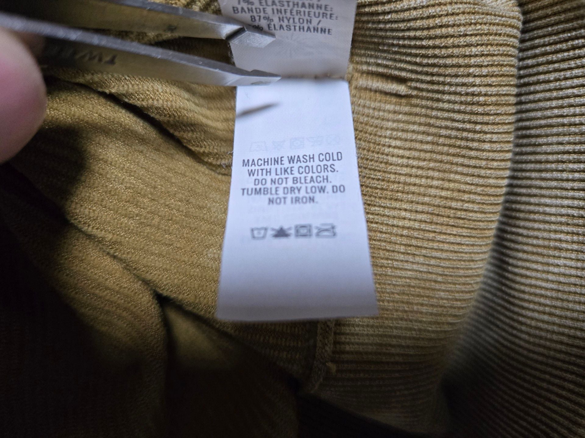 Offline By Aerie Long Sleeve Crop Top Size XL Gold / Tan Seamless 10