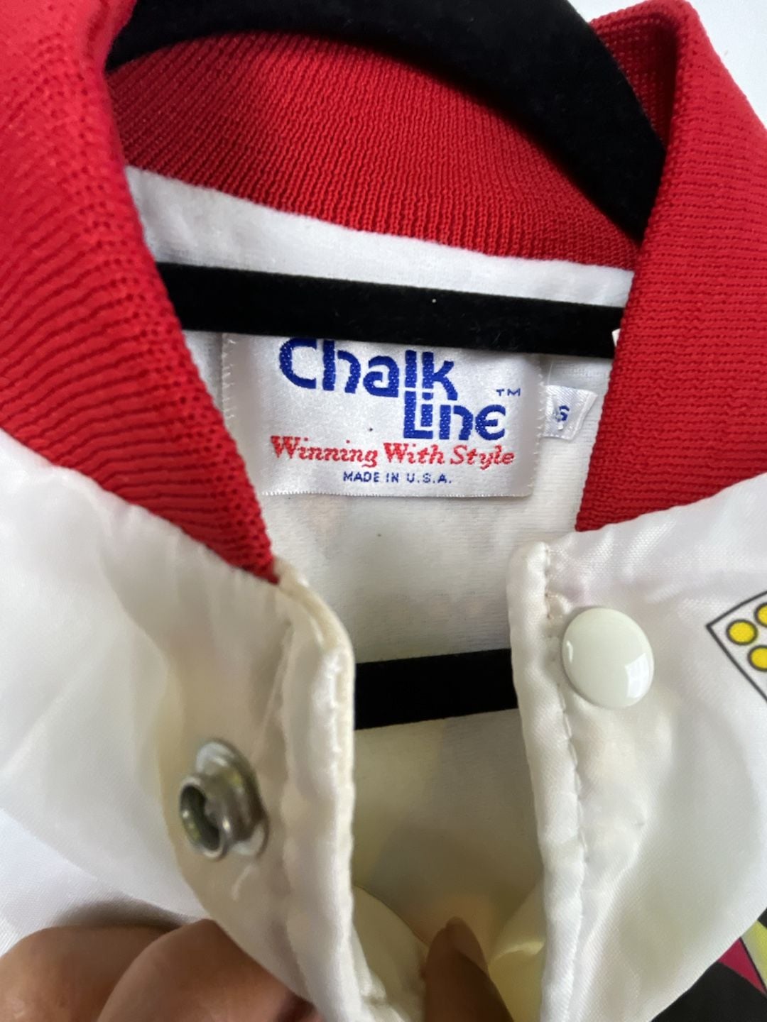 Chalk Line Disney Hollywood Mickey Satin Bomber Jacket Size S OF 5