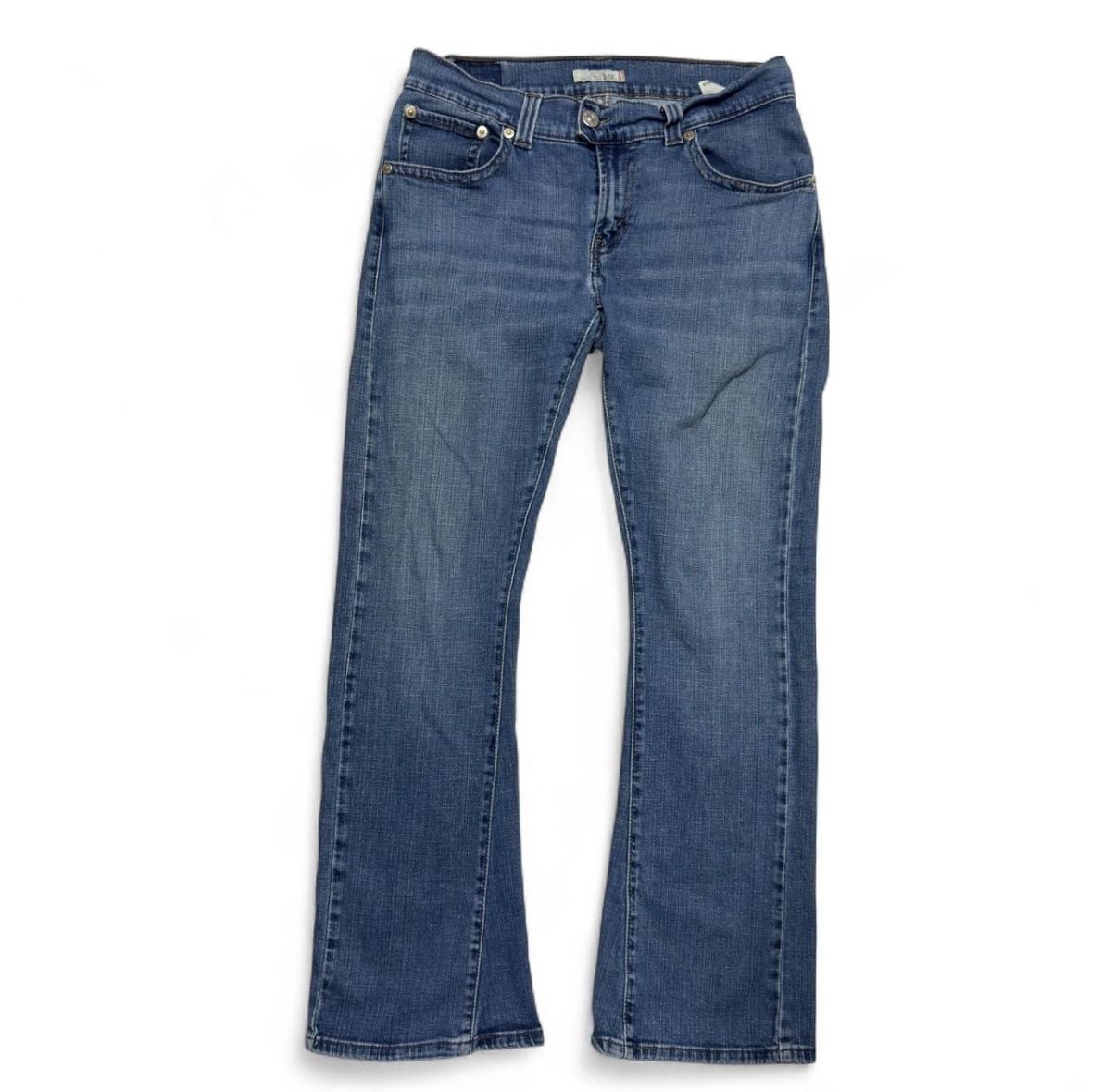 Levi's 542 Flare Jeans Size 10 Medium Blue Denim 2