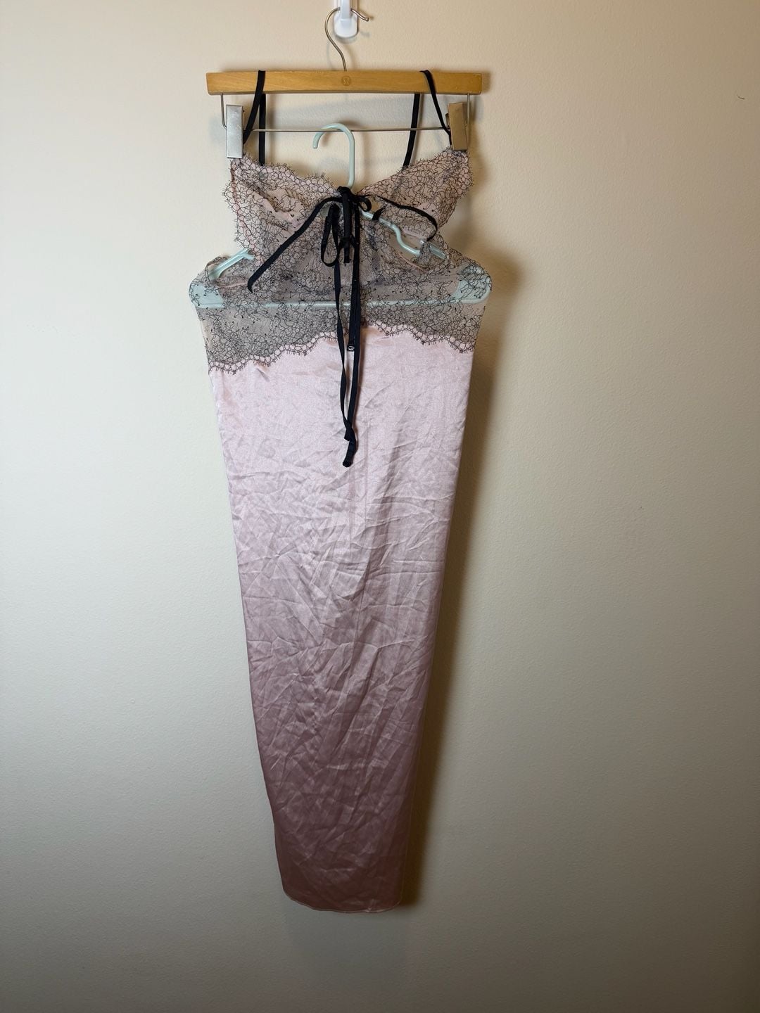 Victoria's Secret Slip Dress Size M Pink Satin 1