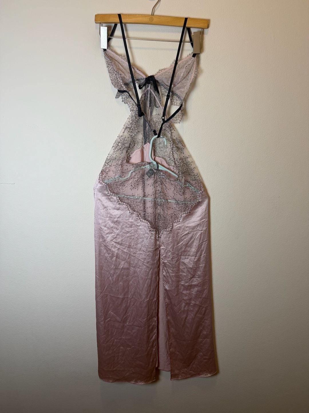 Victoria's Secret Slip Dress Size M Pink Satin 2