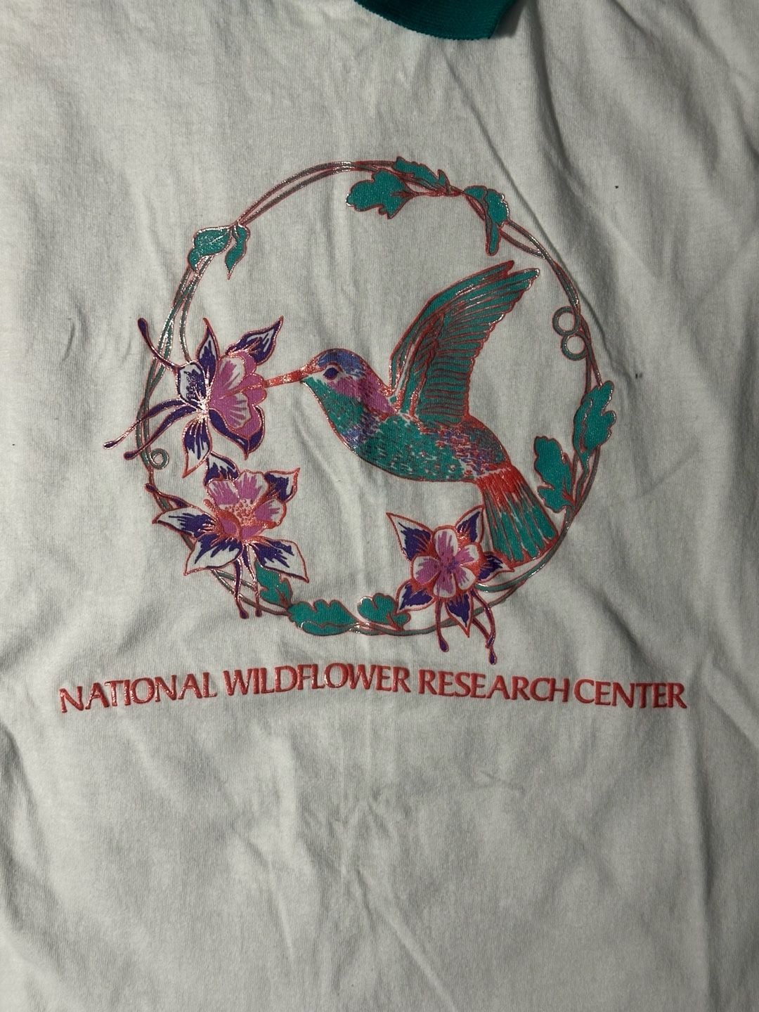 Vintage P.S.I. Printed Sportswear National Wildflower Research Center Shirt Size L 3