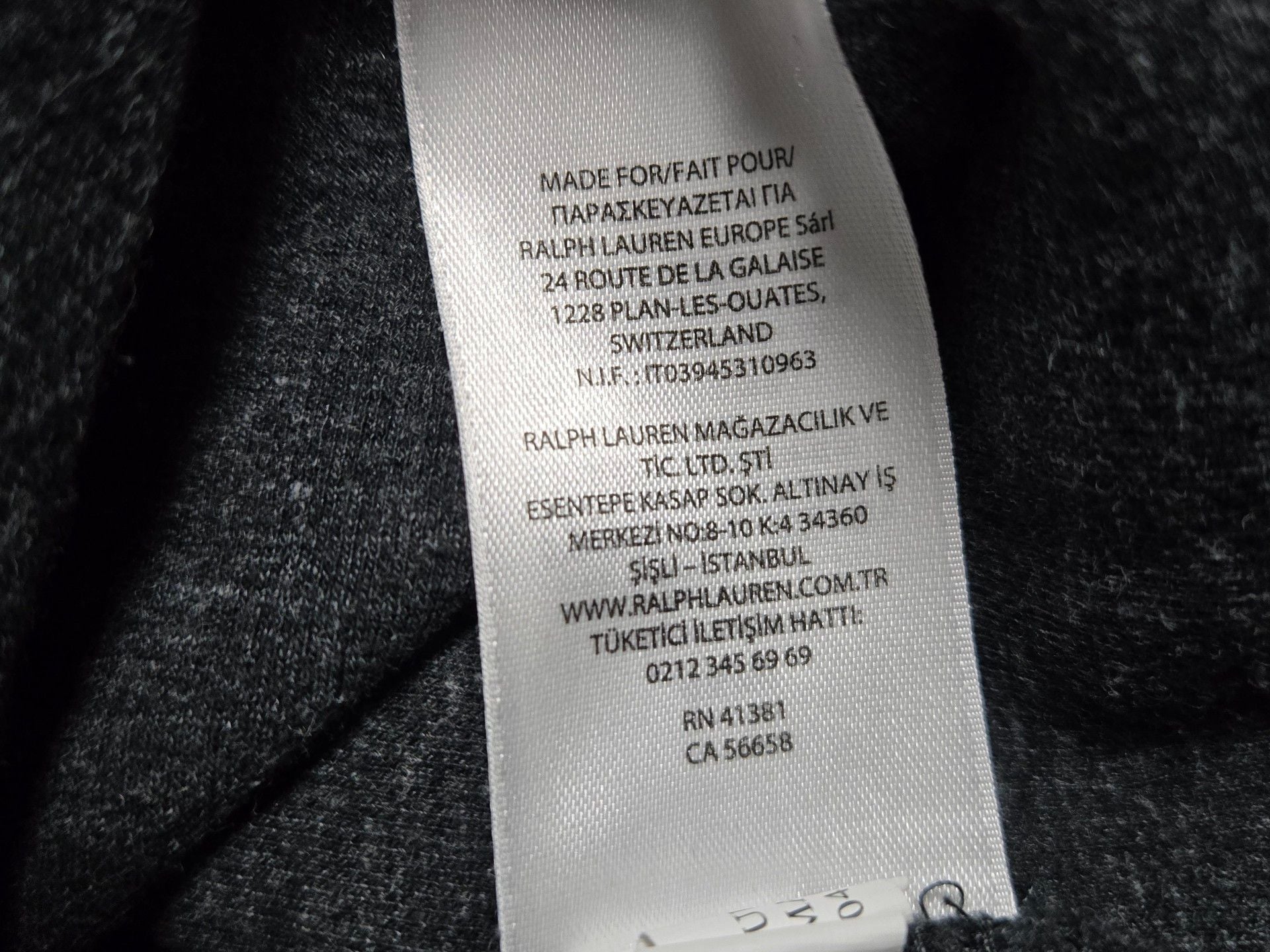 Polo Ralph Lauren 1/4 Zip Pullover Sweater Size M Dark Gray 12