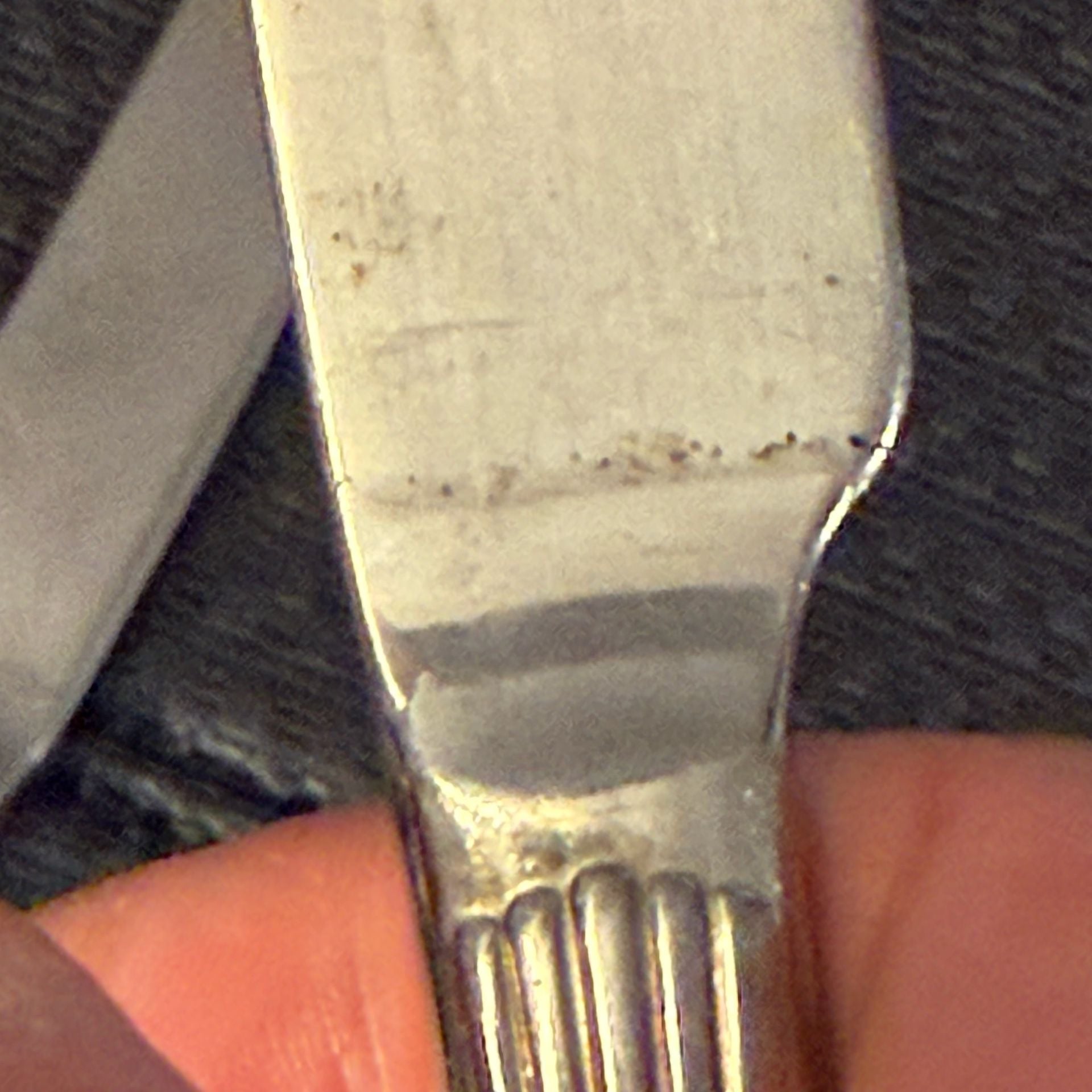 Hoffritz Fascination Stainless Steel Hollow Dinner Knives Set of 4 7