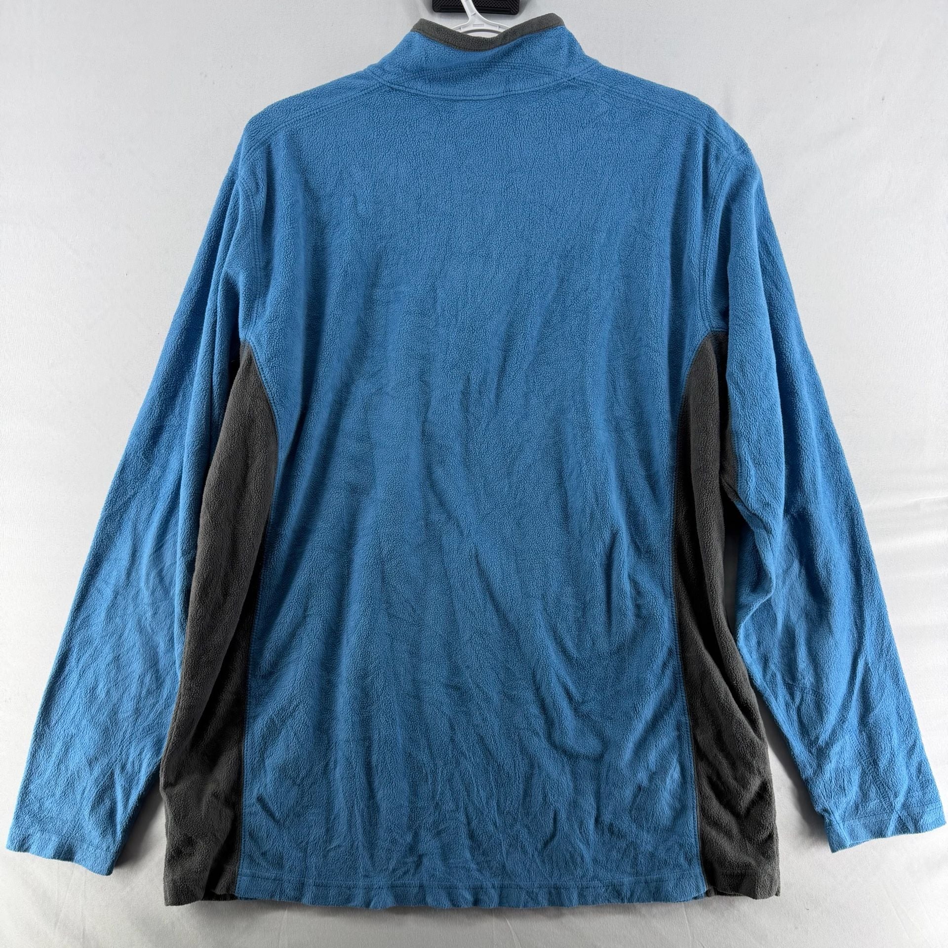 1650 Columbia Fleece Pullover Size L Blue Half Zip Jacket 3