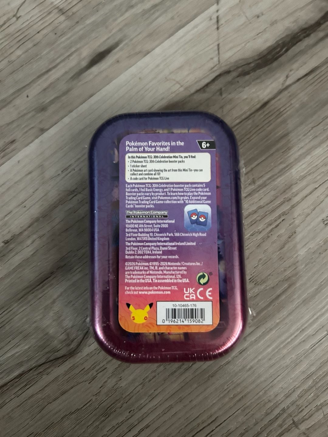 Pokemon TCG: 30th Celebration Mini Tin Zapdos & Zoroark 2