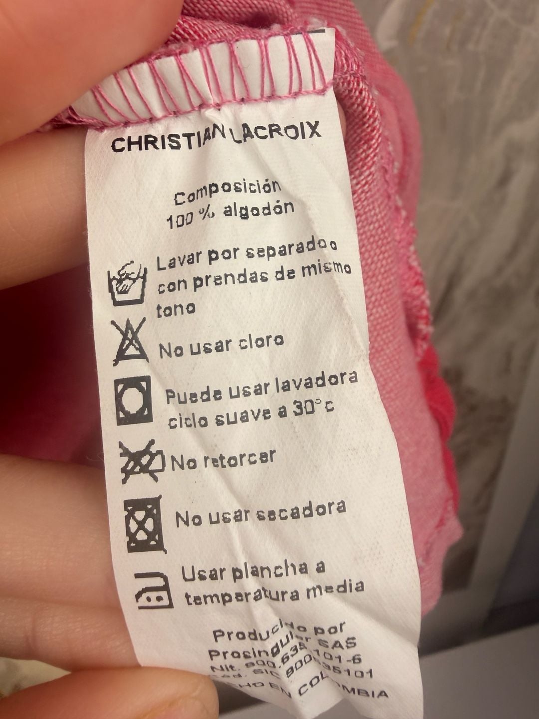 Christian Lacroix mens Polo Shirt Size L Pink Cotton Short Sleeve Designer 7