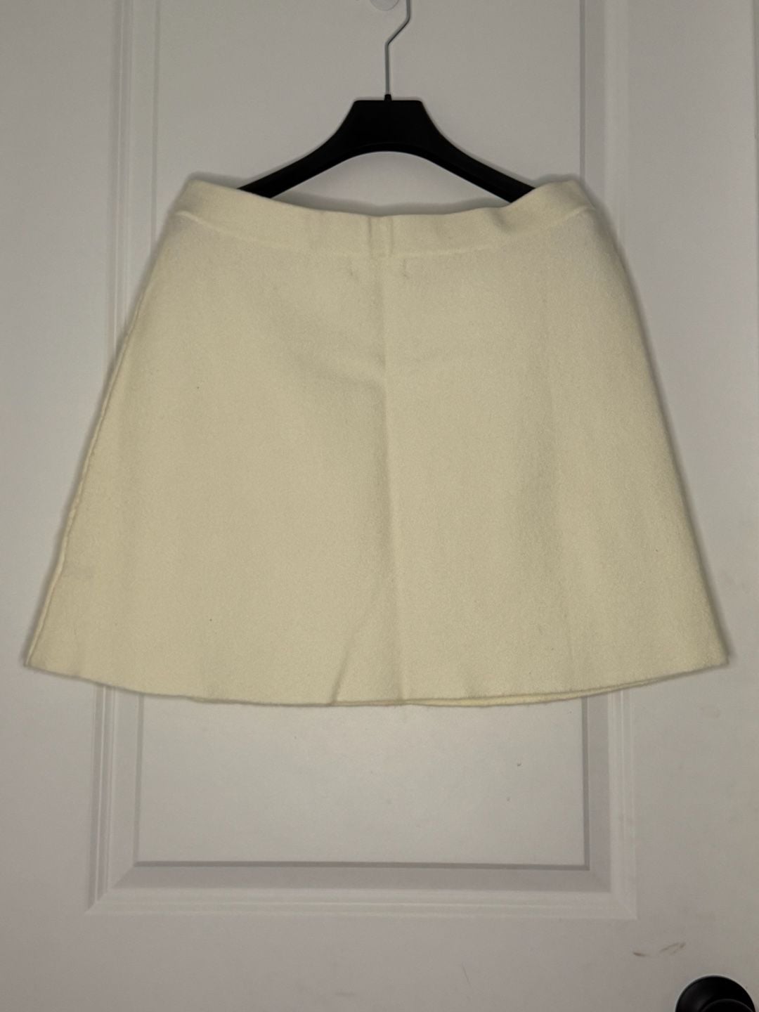 Altar'd State A-Line Mini Skirt Size XL Cream Knit Sweater Skirt 3