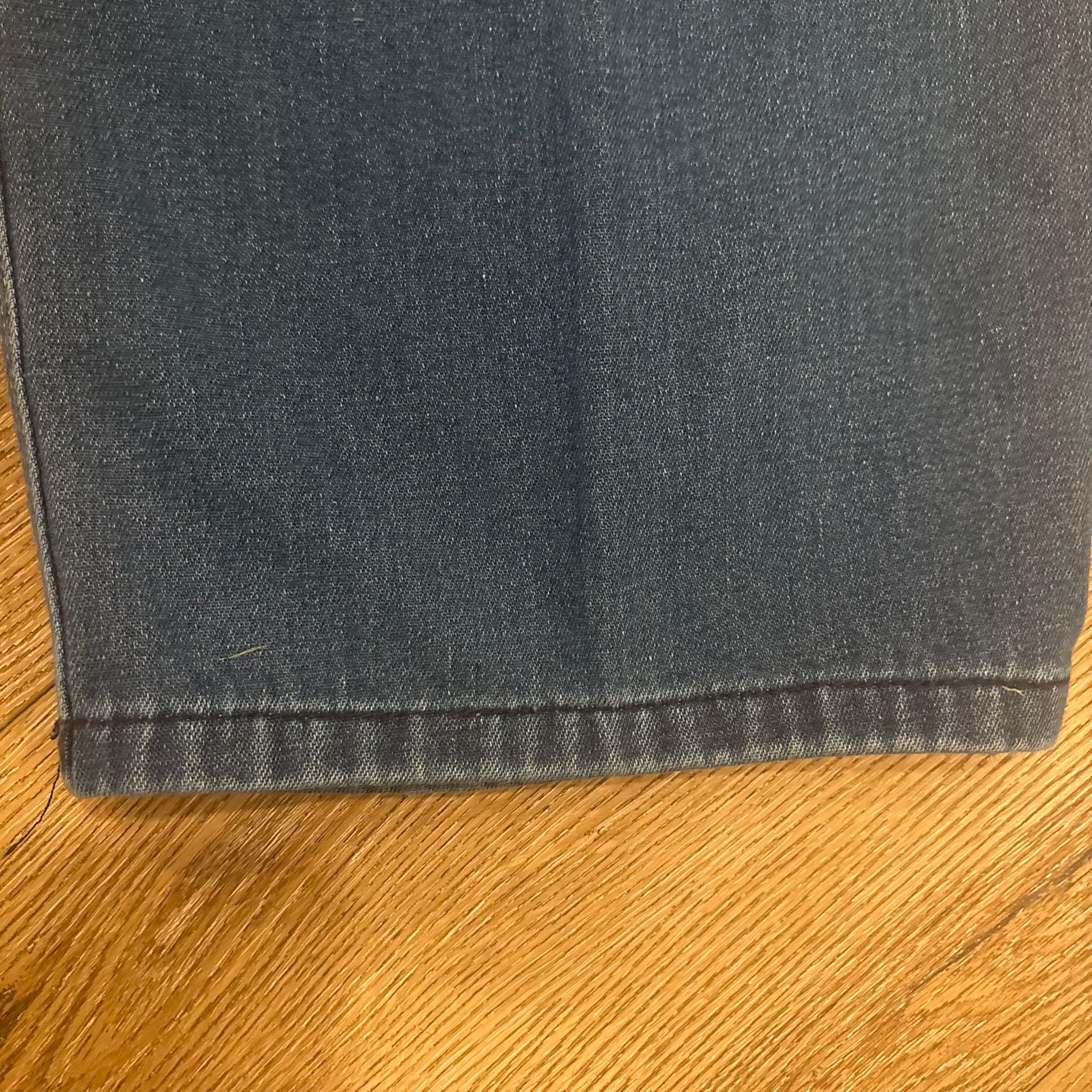 Vintage Sears Roebucks Carpenter Jeans 38x30 Dark Wash Denim Pants Workwear 90s 15