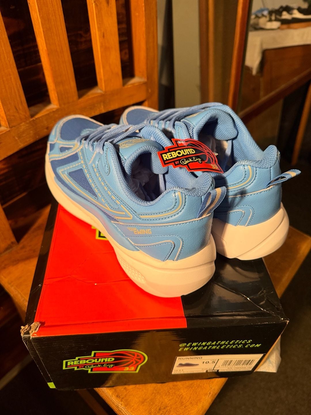 Ewing Athletics Rebound Fastbreak Runner Size 10.5 Azure Blue 5