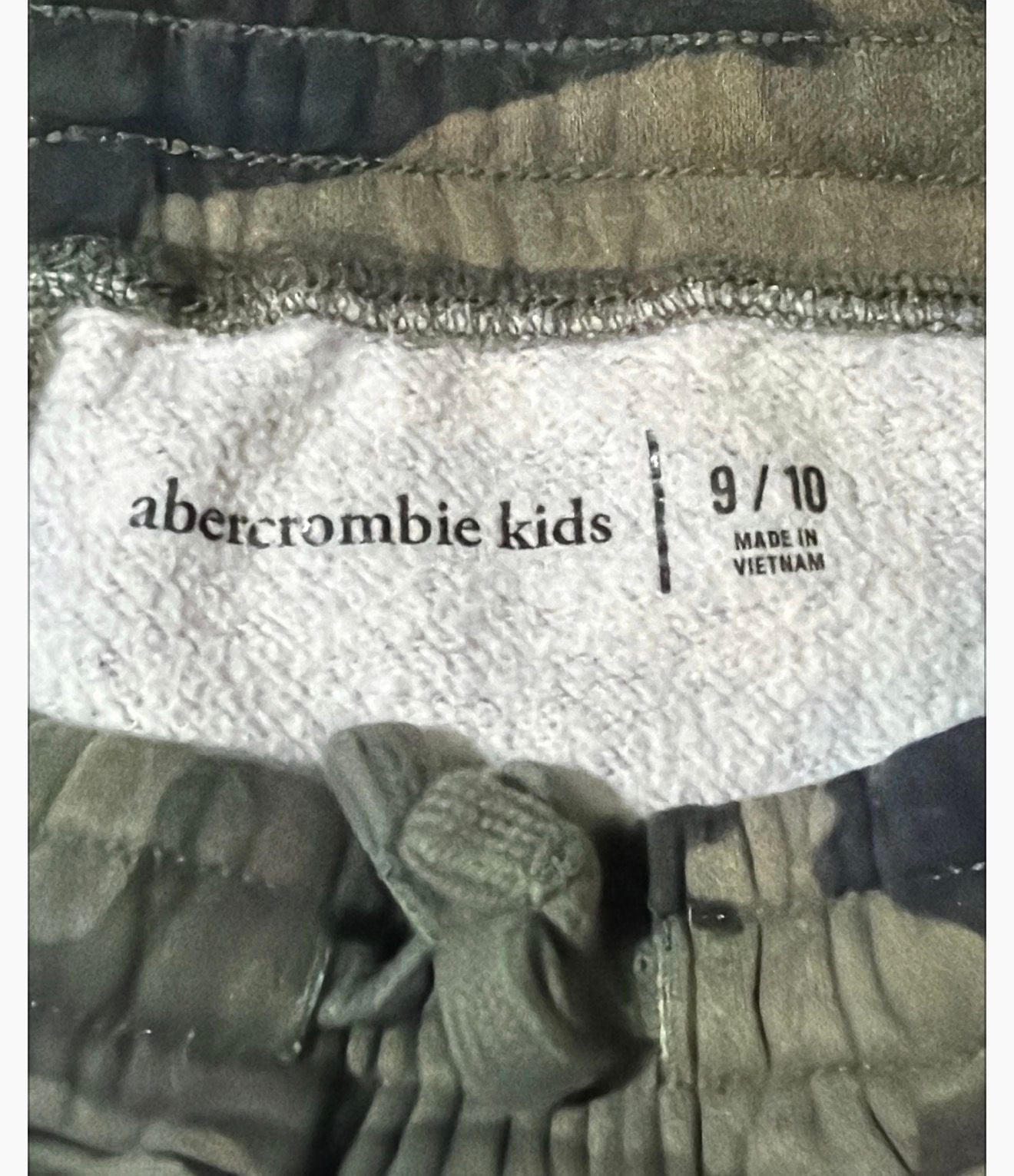 Abercrombie Kids Camo Sweatpants Size 9/10 Green Joggers 5