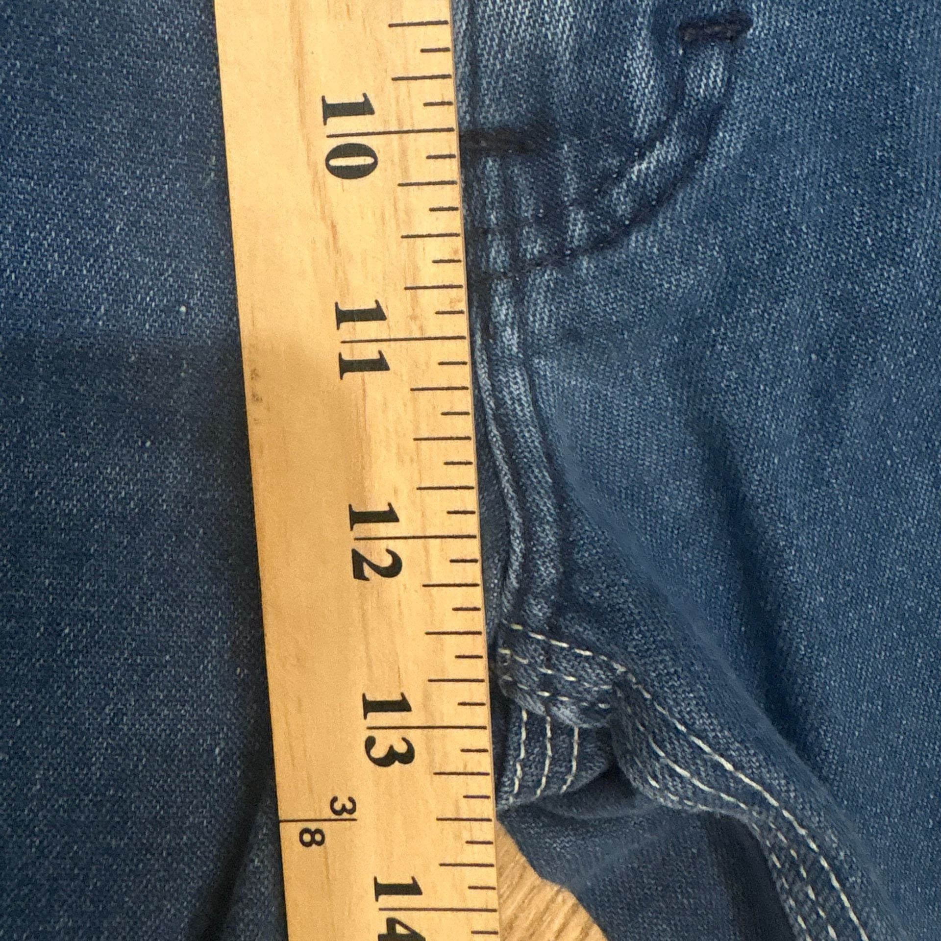 Vintage Sears Roebucks Carpenter Jeans 38x30 Dark Wash Denim Pants Workwear 90s 4