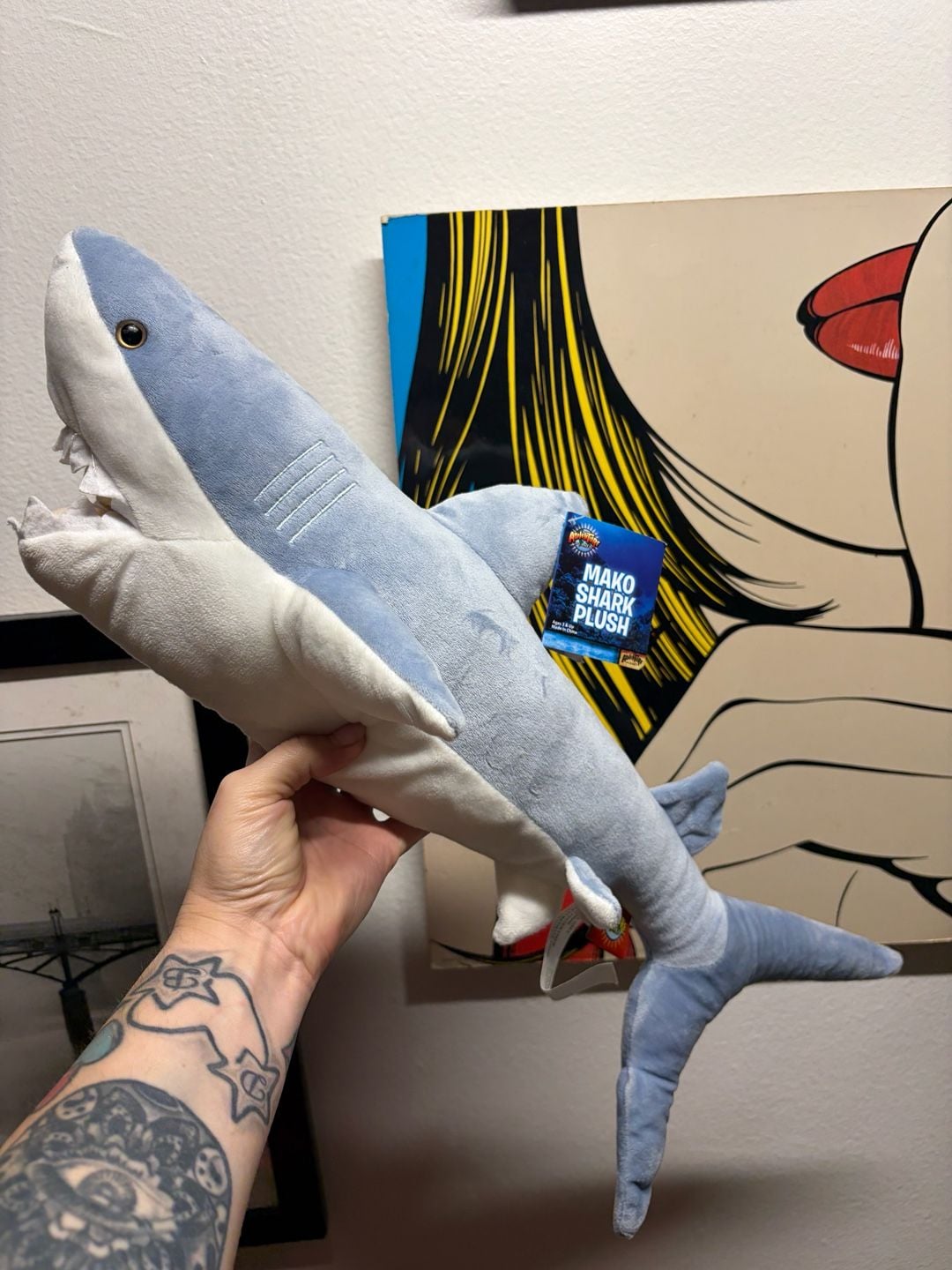 Adventure Planet Mako Shark Plush 20 Inch Stuffed Animal 1