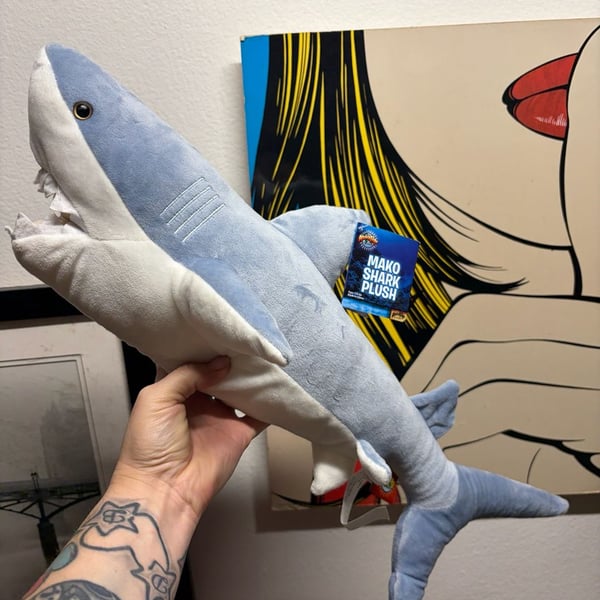Adventure Planet Mako Shark Plush 20 Inch Stuffed Animal