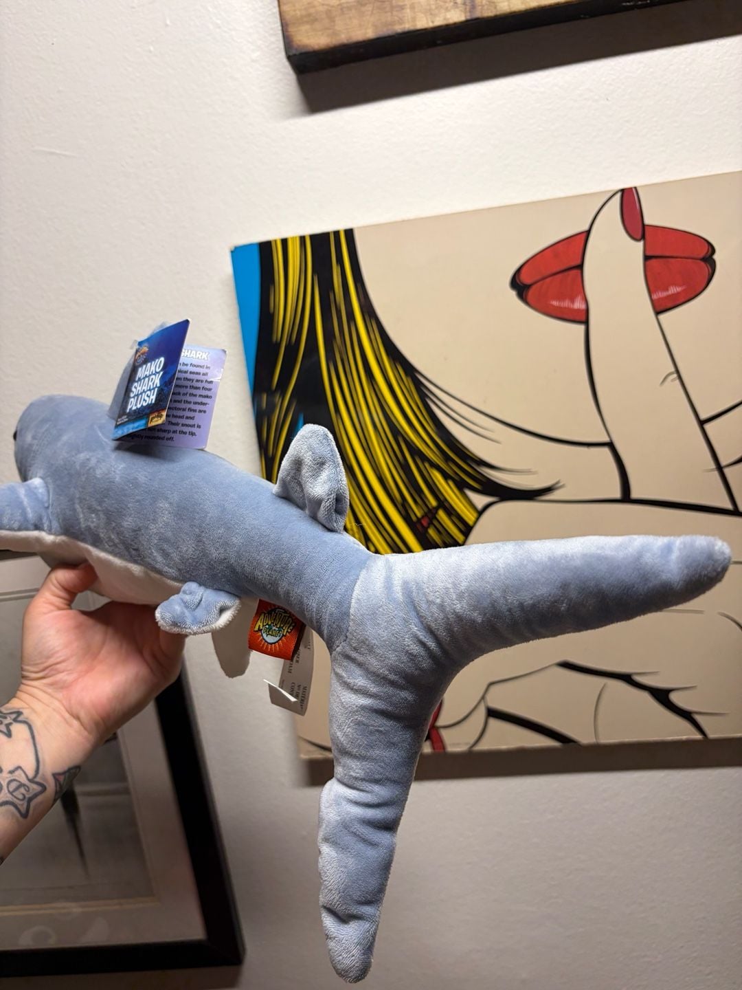 Adventure Planet Mako Shark Plush 20 Inch Stuffed Animal 4