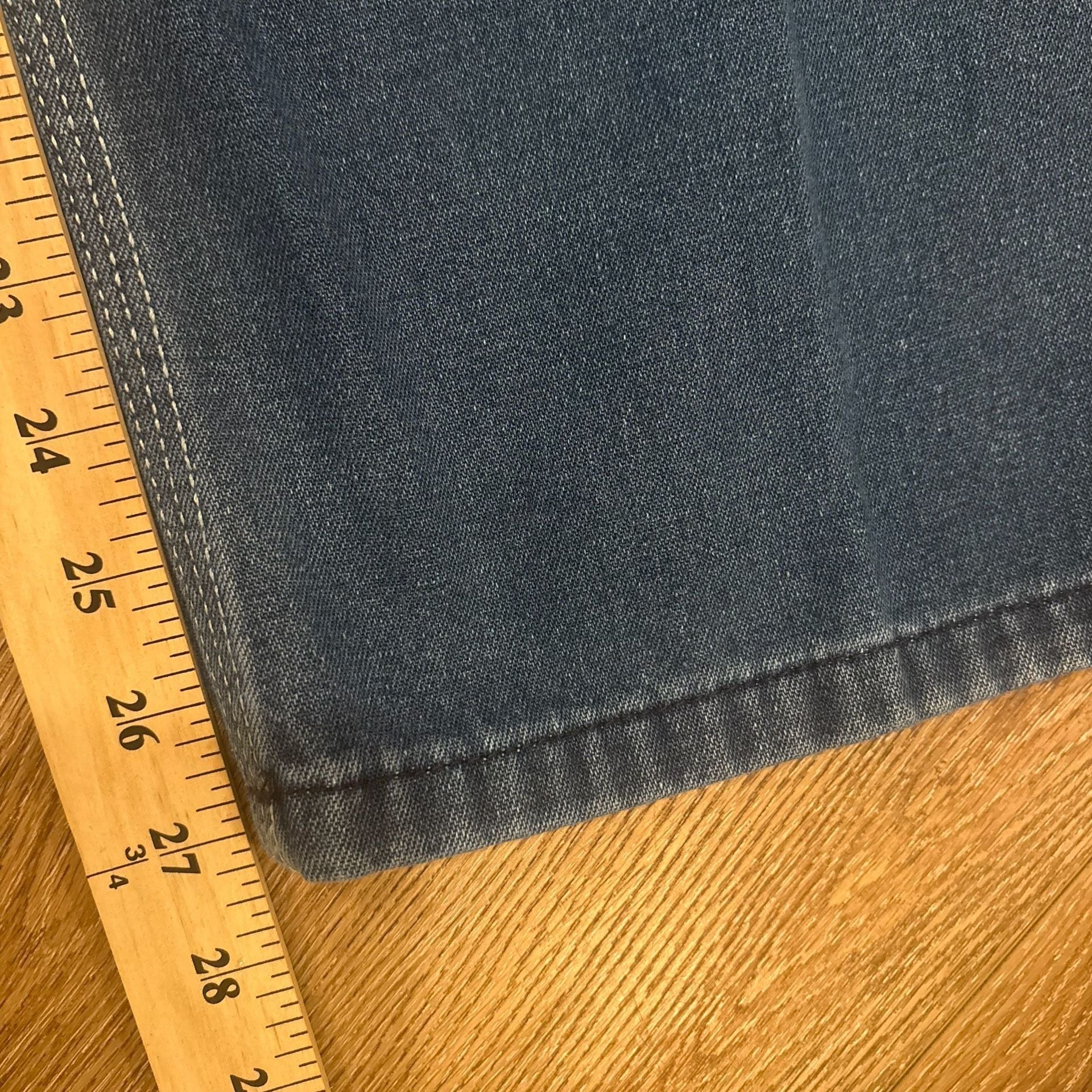 Vintage Sears Roebucks Carpenter Jeans 38x30 Dark Wash Denim Pants Workwear 90s 9