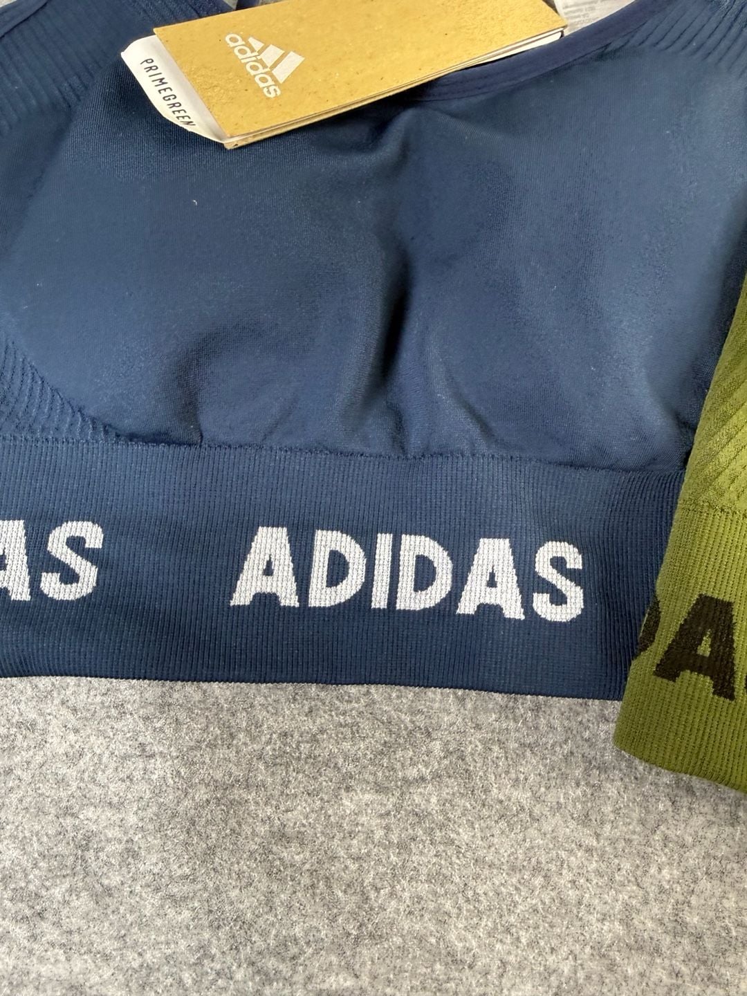 Adidas Aeroknit Sports Bra Size XS Blue Green 2 Pack Lot 3