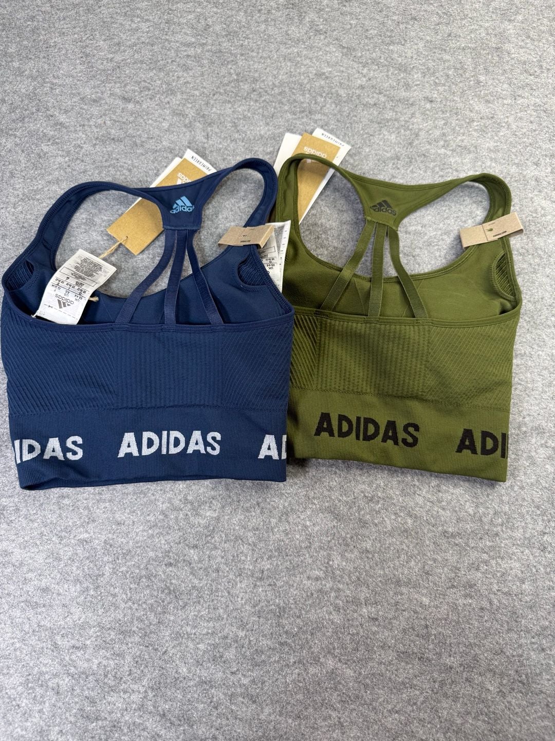 Adidas Aeroknit Sports Bra Size XS Blue Green 2 Pack Lot 5