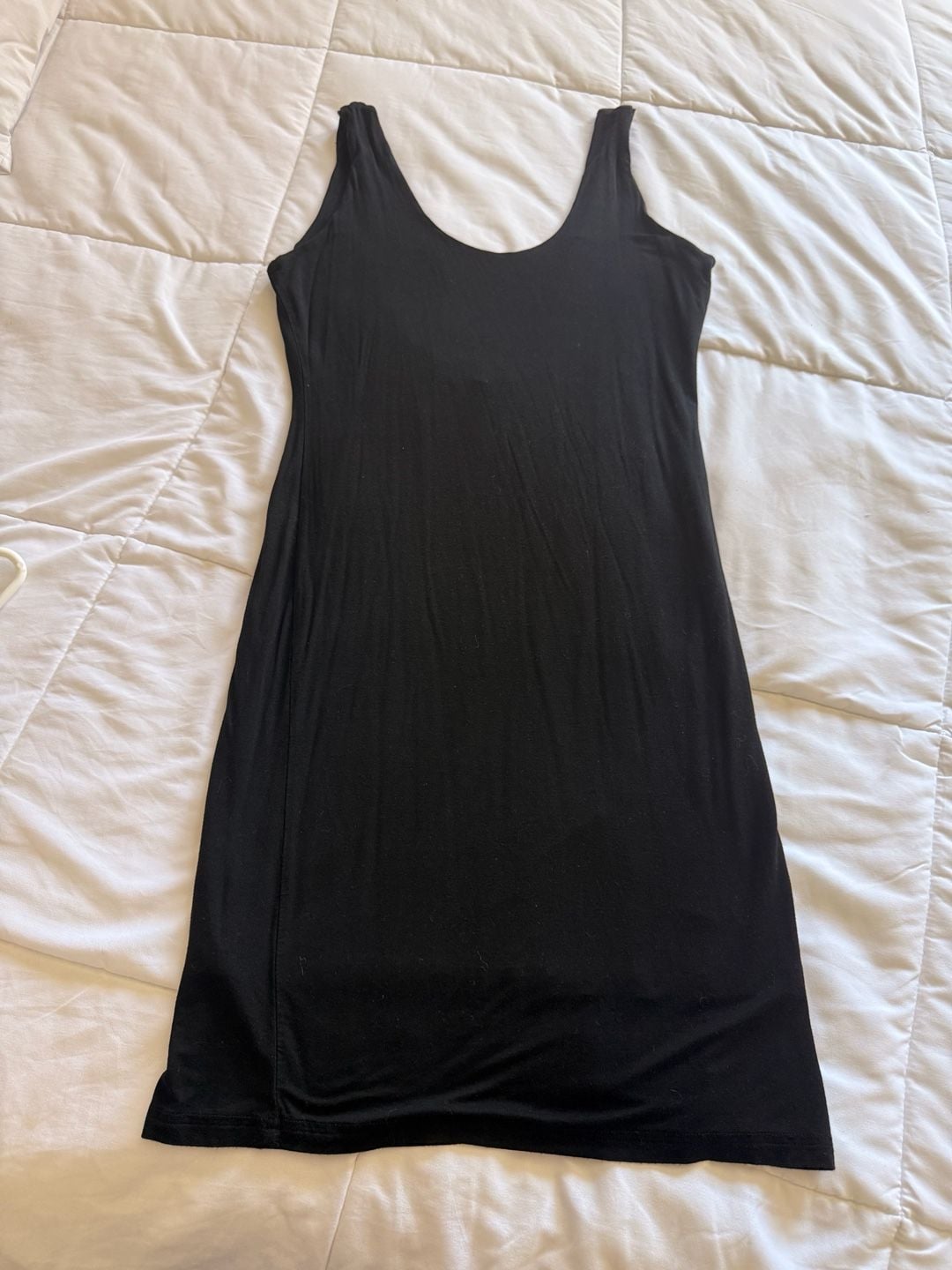 Olivaceous Scoop Neck Sleeveless Mini Dress Black 4