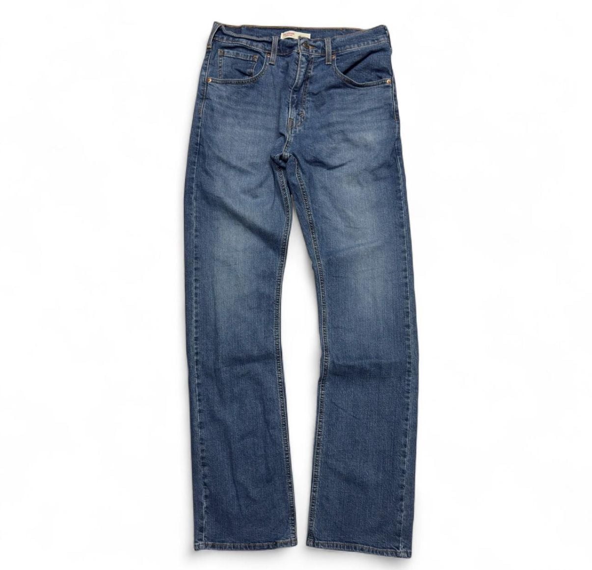 Levi Strauss Signature Bootcut Jeans Blue Denim 2