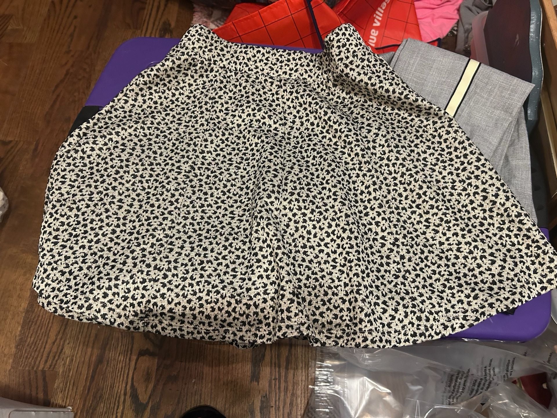 Zara Pants And Skirt Lot Size S Gray Black White 2