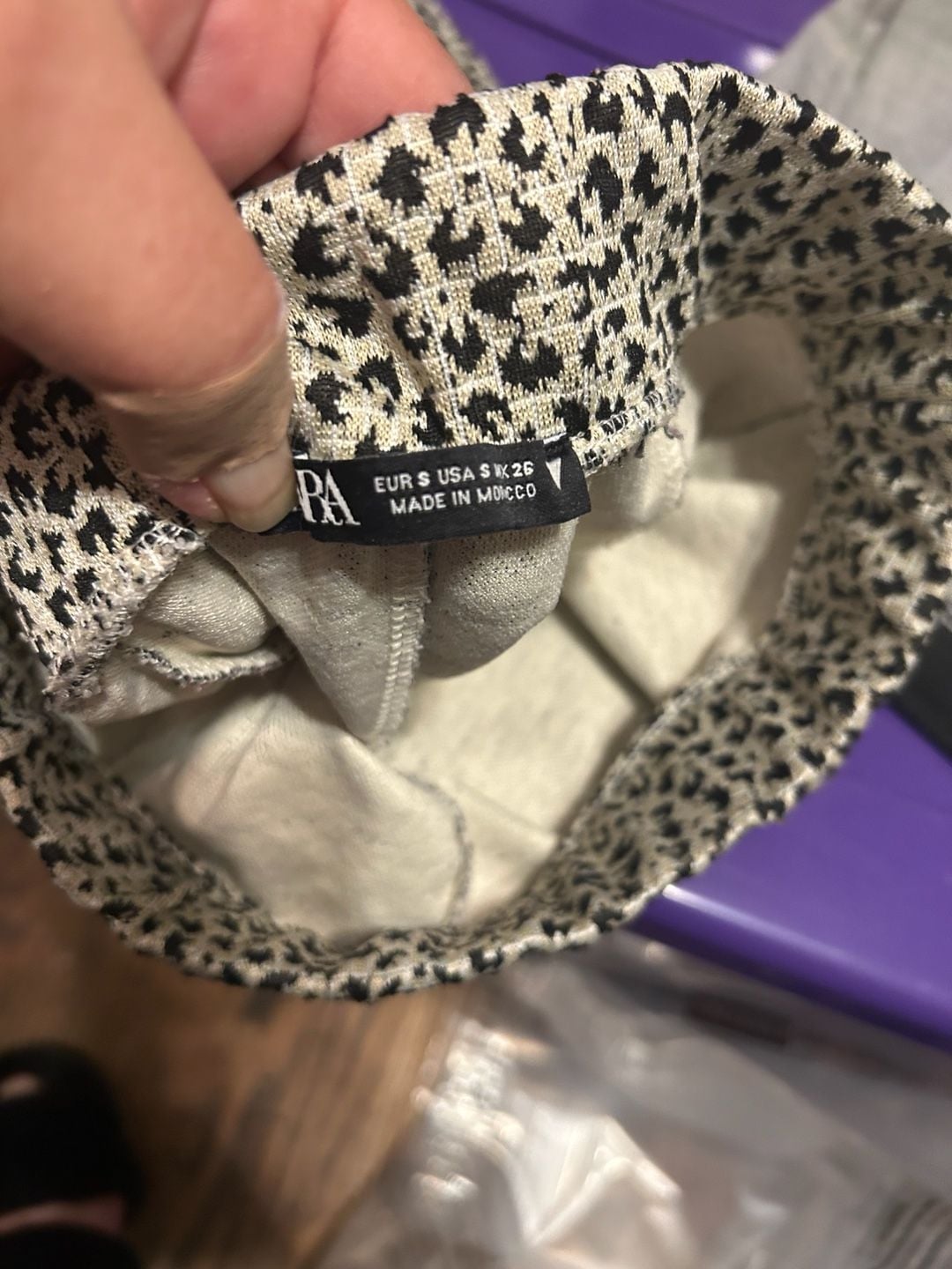 Zara Pants And Skirt Lot Size S Gray Black White 3