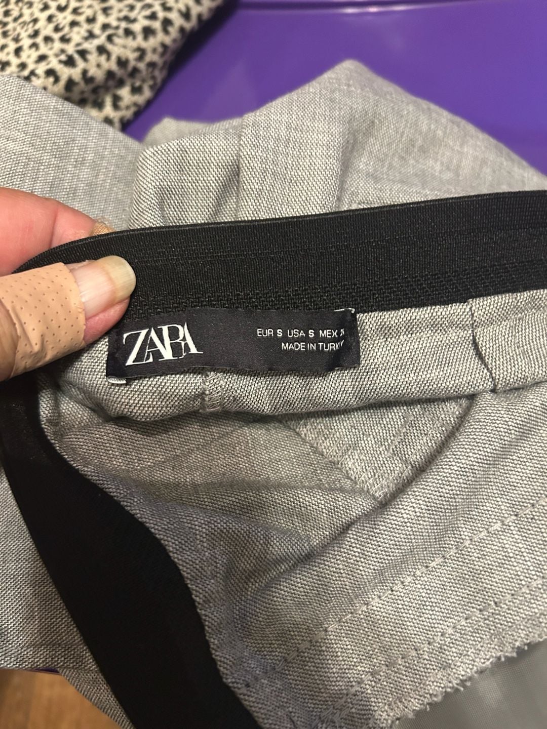 Zara Pants And Skirt Lot Size S Gray Black White 4