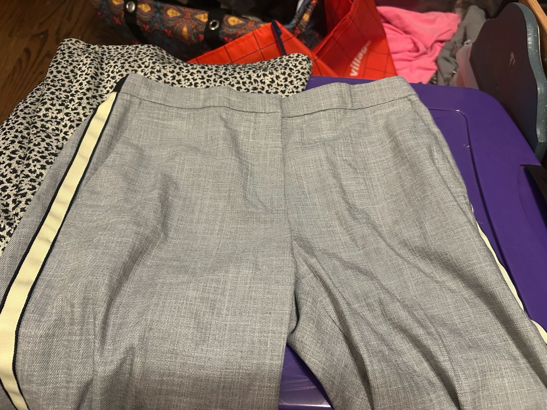Zara Pants And Skirt Lot Size S Gray Black White 5