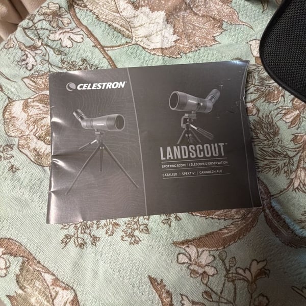 Celestron LandScout 50-60mm Spotting Scope with Case and Manual