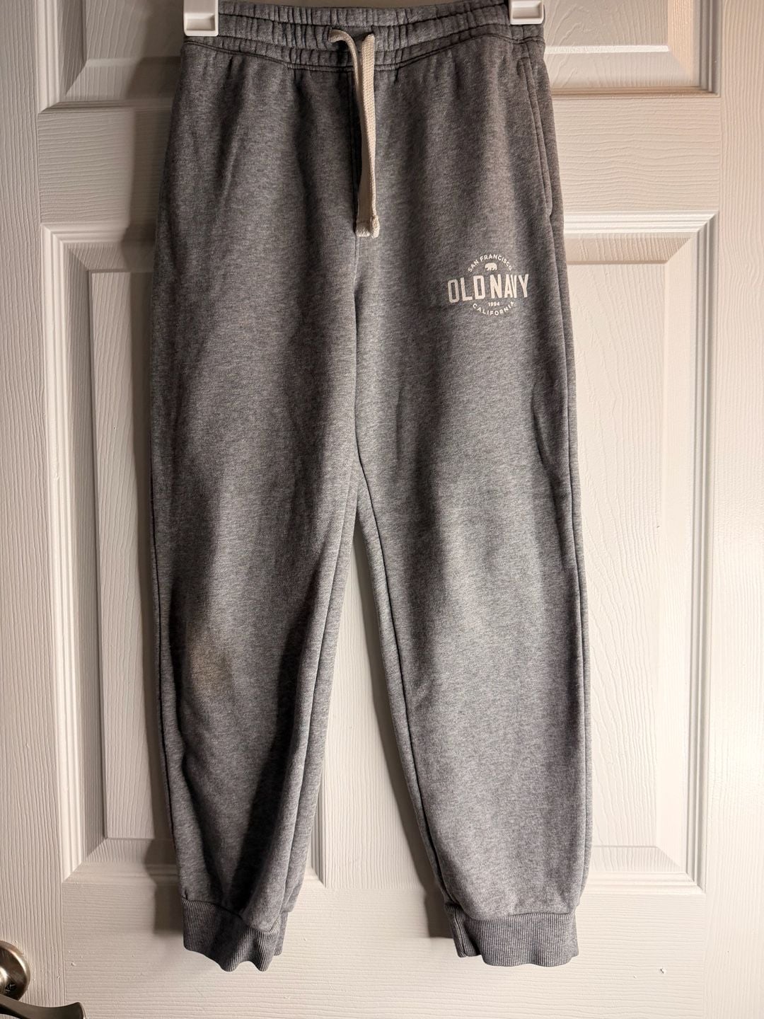 Old Navy Logo-Graphic Jogger Sweatpants Size L (10-12) Gray 2