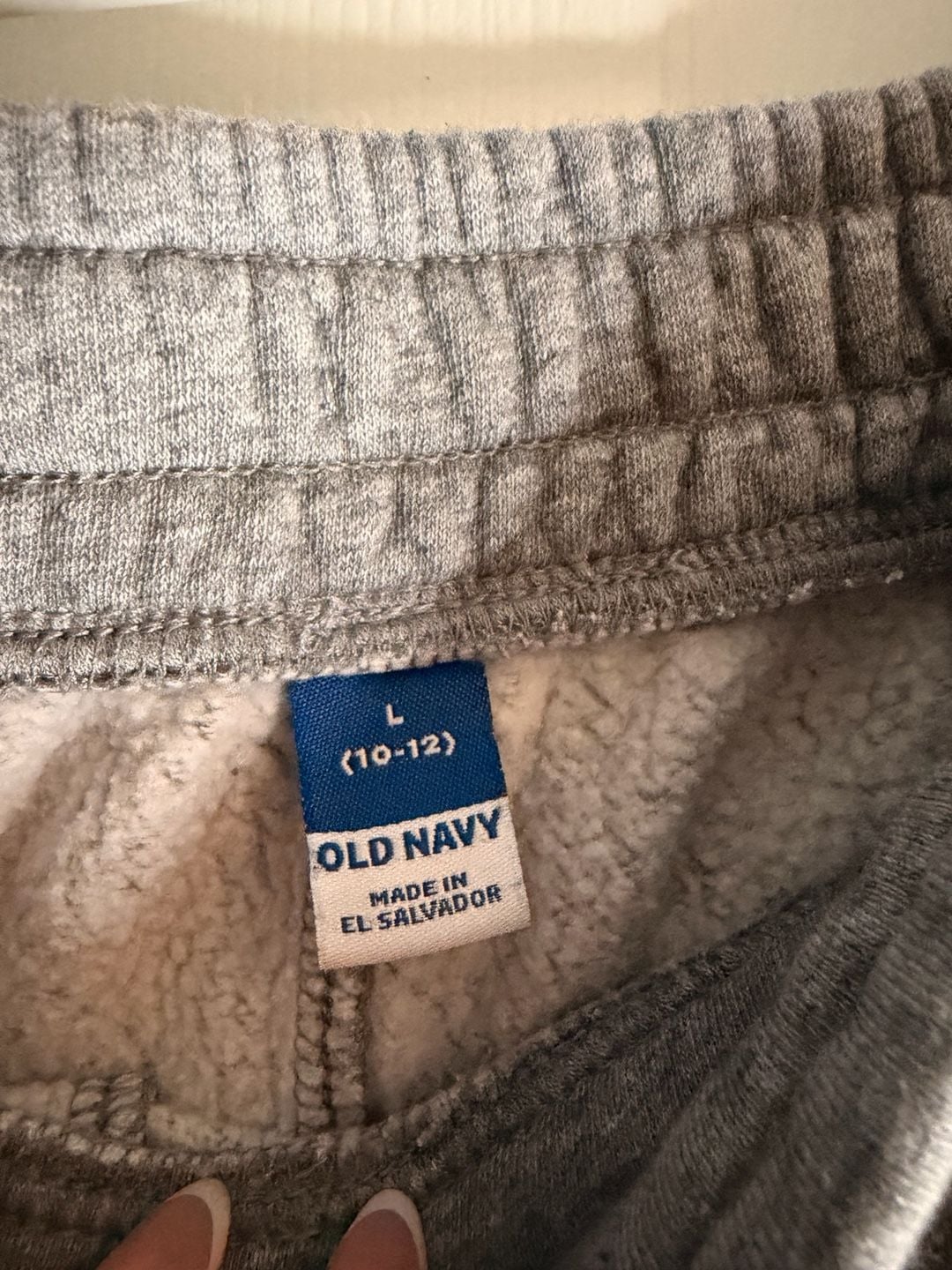 Old Navy Logo-Graphic Jogger Sweatpants Size L (10-12) Gray 5